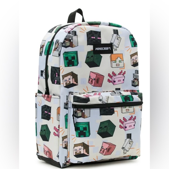 Minecraft Laptop Backpack - Picture 2 of 4